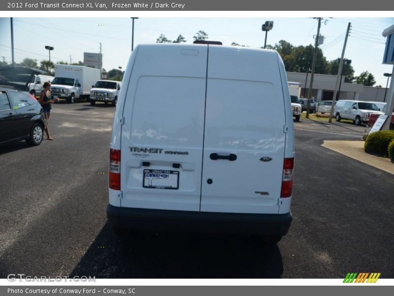 Frozen White / Dark Grey 2012 Ford Transit Connect XL Van