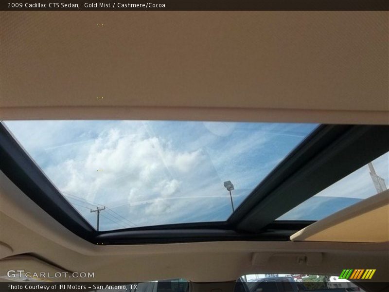 Gold Mist / Cashmere/Cocoa 2009 Cadillac CTS Sedan