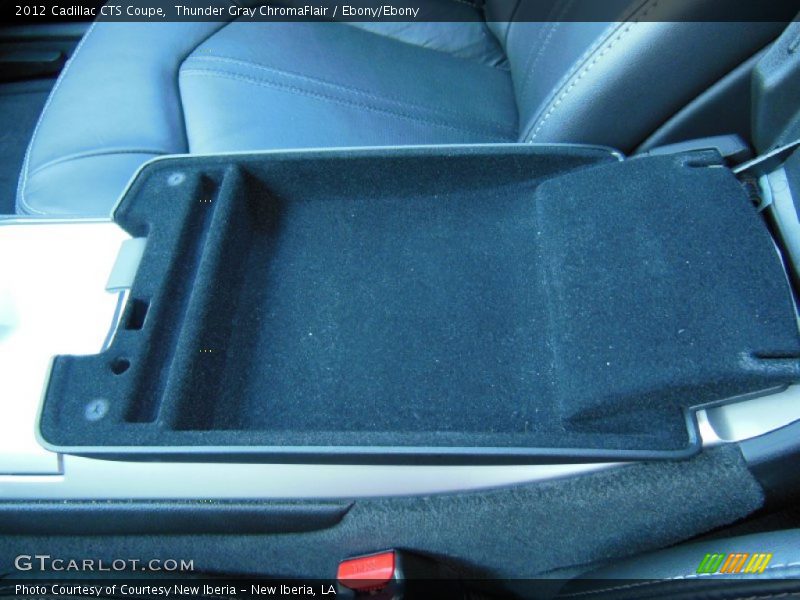 Thunder Gray ChromaFlair / Ebony/Ebony 2012 Cadillac CTS Coupe