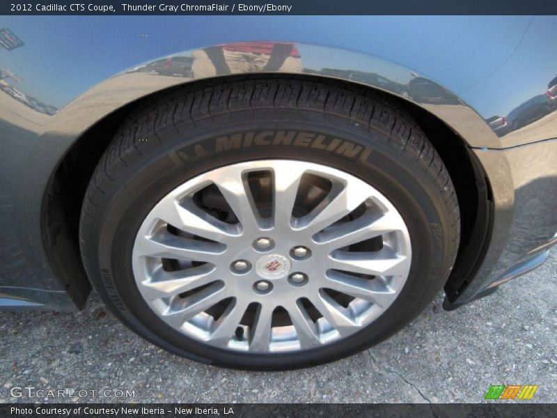 Thunder Gray ChromaFlair / Ebony/Ebony 2012 Cadillac CTS Coupe