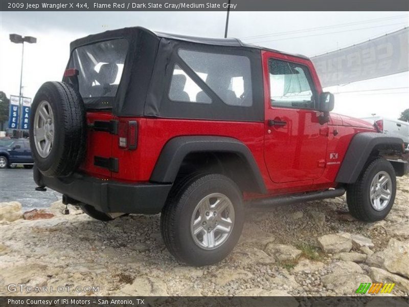Flame Red / Dark Slate Gray/Medium Slate Gray 2009 Jeep Wrangler X 4x4