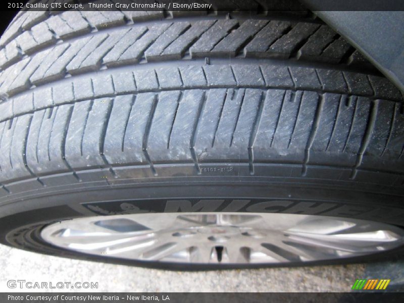 Thunder Gray ChromaFlair / Ebony/Ebony 2012 Cadillac CTS Coupe