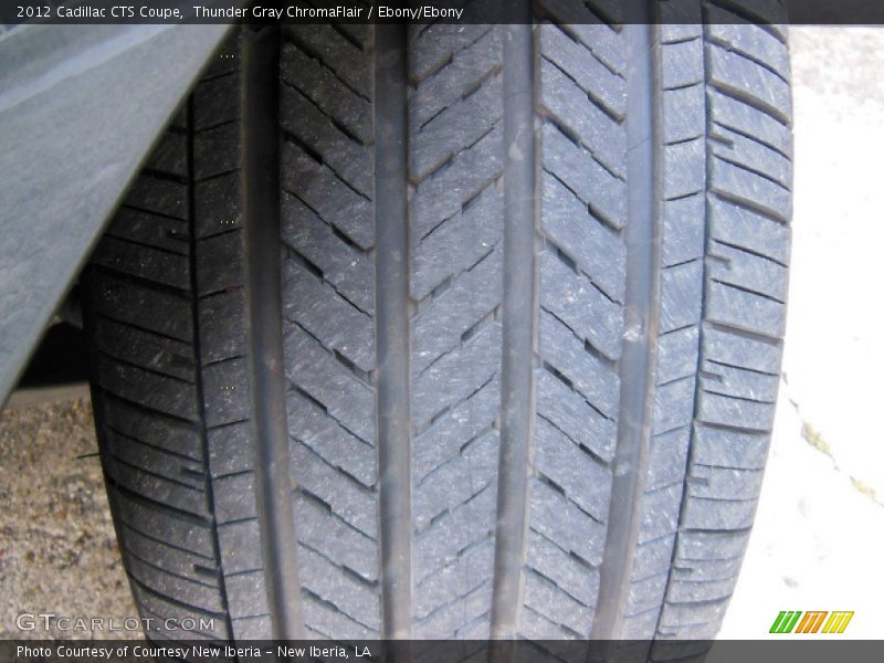 Thunder Gray ChromaFlair / Ebony/Ebony 2012 Cadillac CTS Coupe