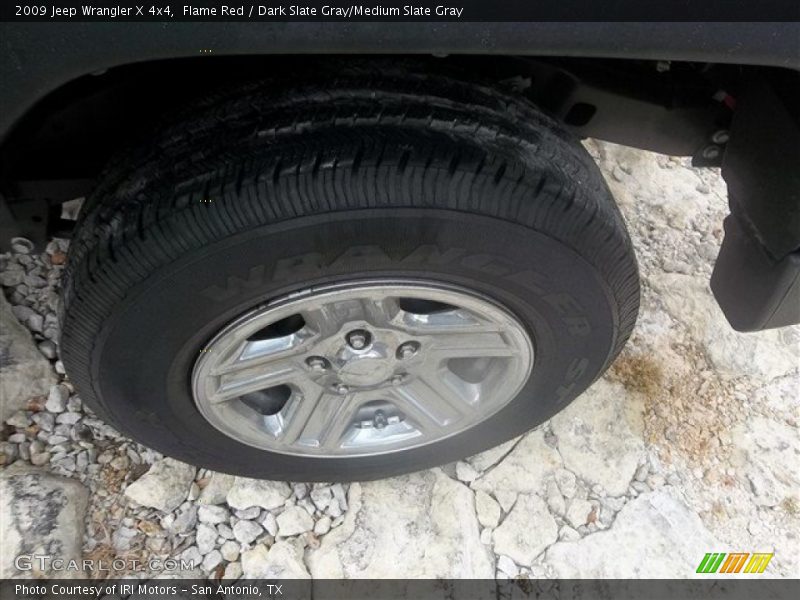 Flame Red / Dark Slate Gray/Medium Slate Gray 2009 Jeep Wrangler X 4x4