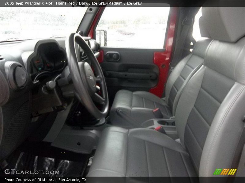 Flame Red / Dark Slate Gray/Medium Slate Gray 2009 Jeep Wrangler X 4x4