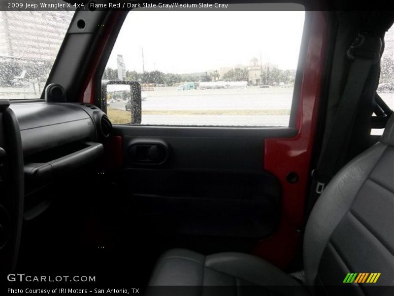 Flame Red / Dark Slate Gray/Medium Slate Gray 2009 Jeep Wrangler X 4x4