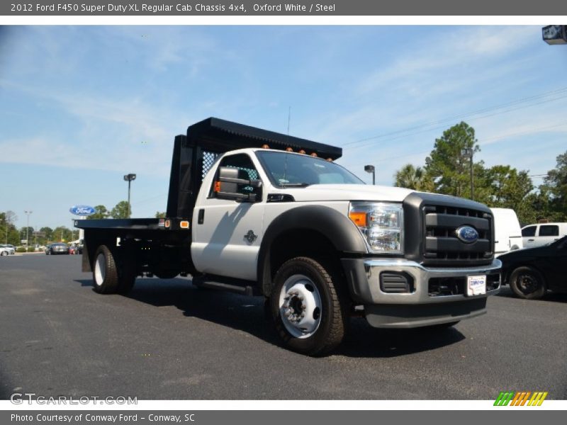 Oxford White / Steel 2012 Ford F450 Super Duty XL Regular Cab Chassis 4x4