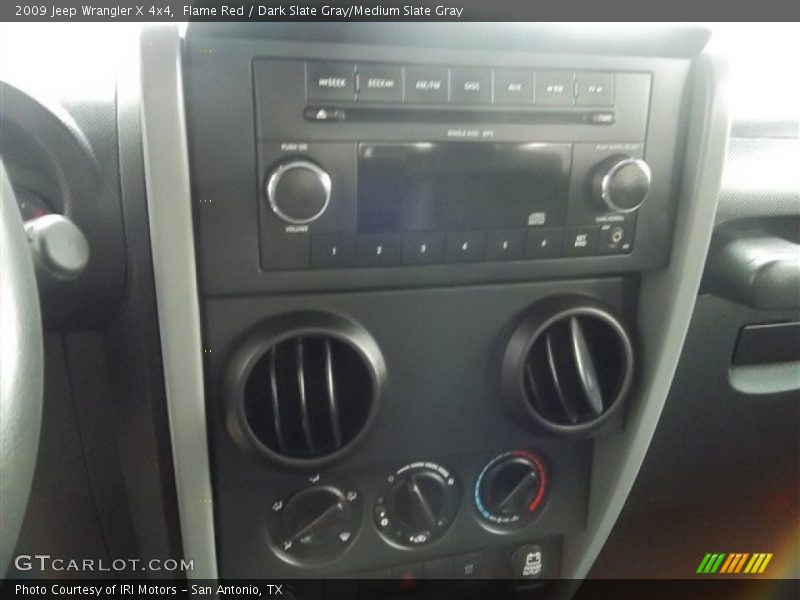Flame Red / Dark Slate Gray/Medium Slate Gray 2009 Jeep Wrangler X 4x4