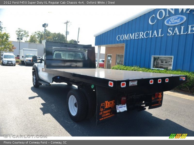 Oxford White / Steel 2012 Ford F450 Super Duty XL Regular Cab Chassis 4x4