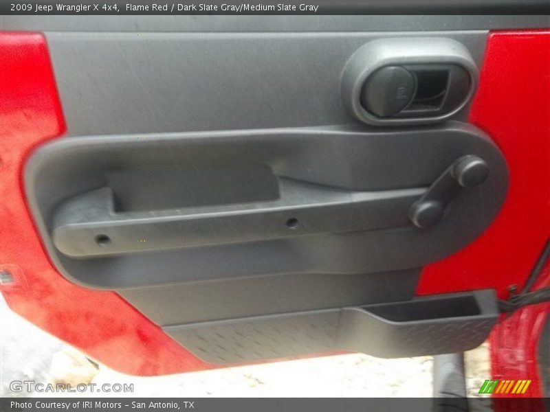 Flame Red / Dark Slate Gray/Medium Slate Gray 2009 Jeep Wrangler X 4x4
