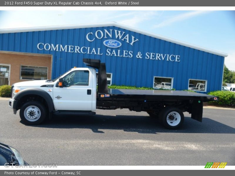 Oxford White / Steel 2012 Ford F450 Super Duty XL Regular Cab Chassis 4x4