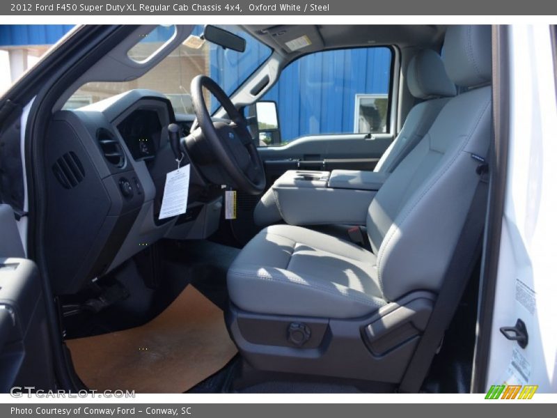 Oxford White / Steel 2012 Ford F450 Super Duty XL Regular Cab Chassis 4x4