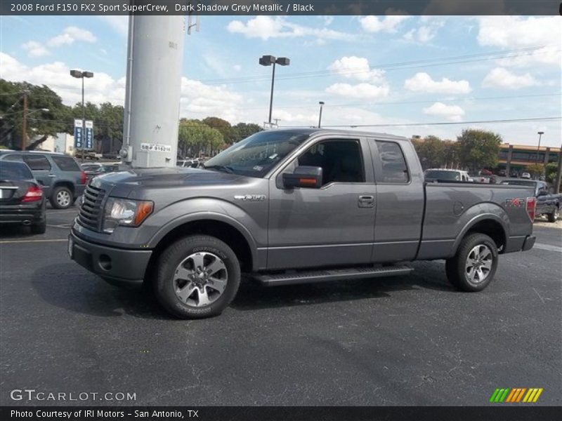 Dark Shadow Grey Metallic / Black 2008 Ford F150 FX2 Sport SuperCrew