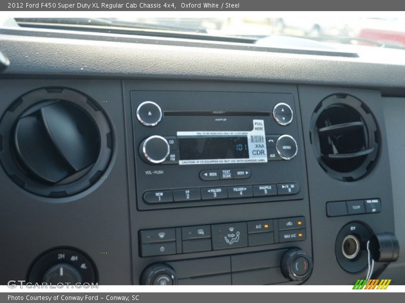 Oxford White / Steel 2012 Ford F450 Super Duty XL Regular Cab Chassis 4x4
