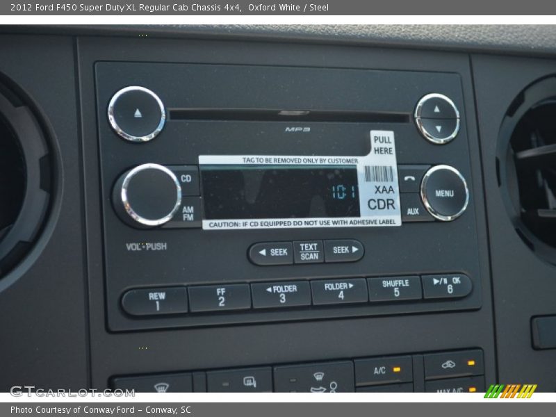 Oxford White / Steel 2012 Ford F450 Super Duty XL Regular Cab Chassis 4x4