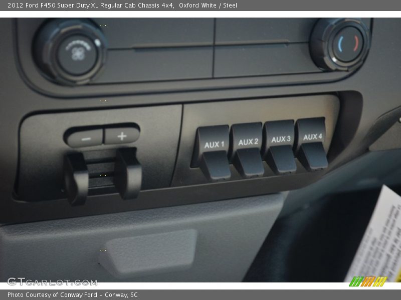 Oxford White / Steel 2012 Ford F450 Super Duty XL Regular Cab Chassis 4x4