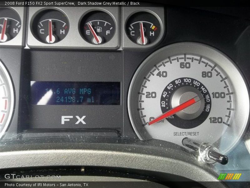 Dark Shadow Grey Metallic / Black 2008 Ford F150 FX2 Sport SuperCrew