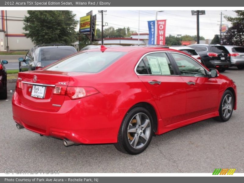 Milano Red / Ebony 2012 Acura TSX Special Edition Sedan