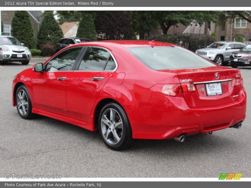 Milano Red / Ebony 2012 Acura TSX Special Edition Sedan