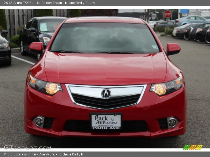 Milano Red / Ebony 2012 Acura TSX Special Edition Sedan