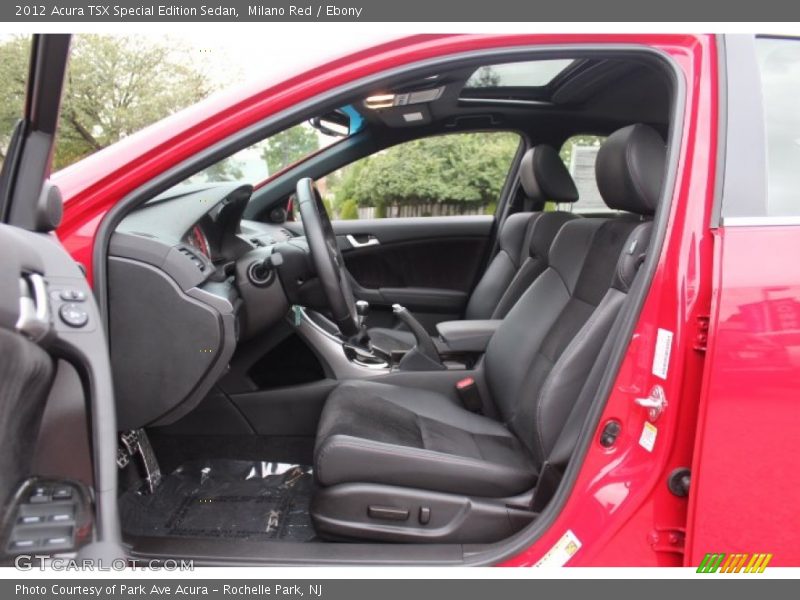  2012 TSX Special Edition Sedan Ebony Interior