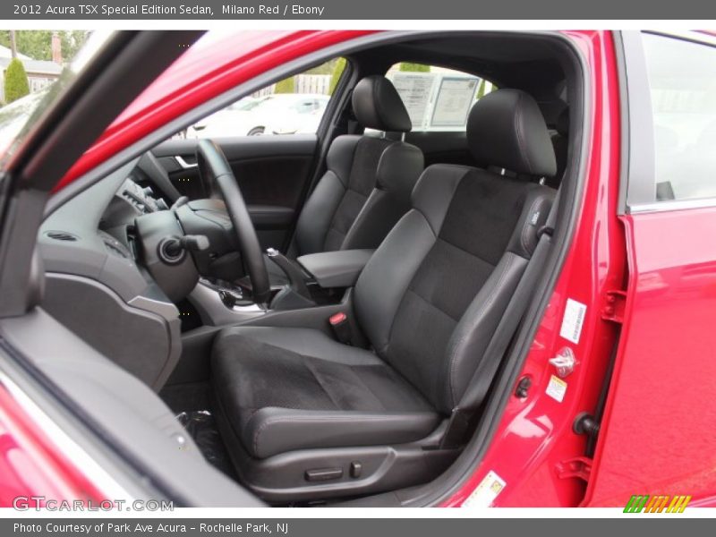 Front Seat of 2012 TSX Special Edition Sedan