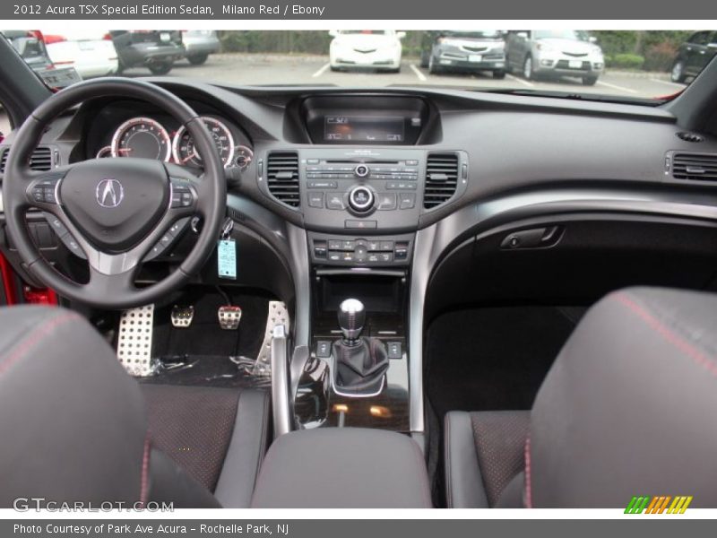 Dashboard of 2012 TSX Special Edition Sedan