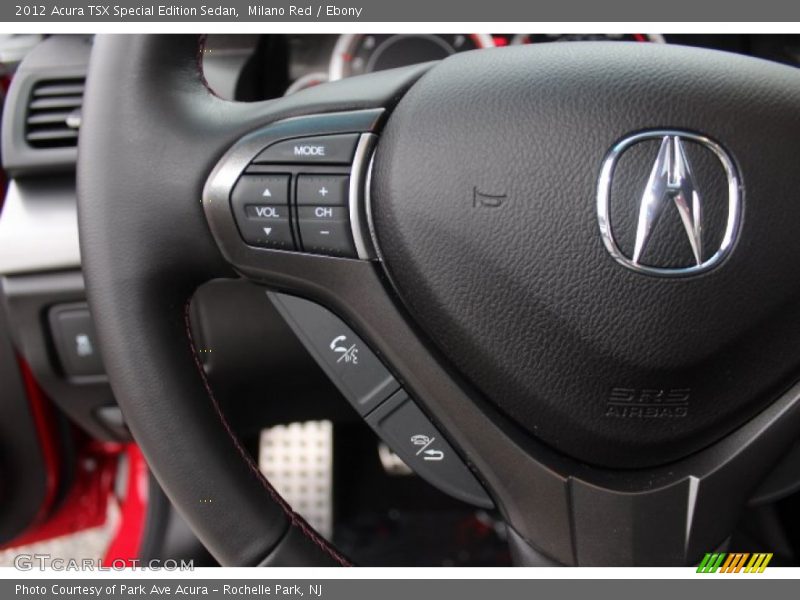 Controls of 2012 TSX Special Edition Sedan