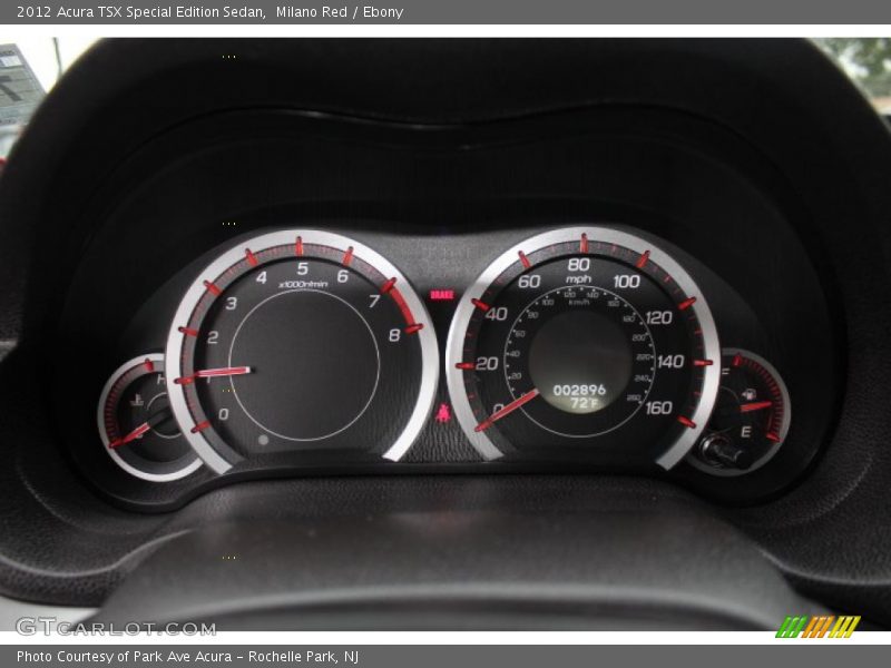  2012 TSX Special Edition Sedan Special Edition Sedan Gauges