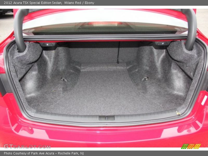  2012 TSX Special Edition Sedan Trunk