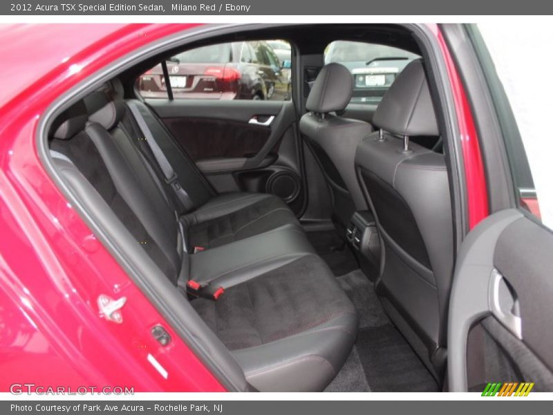 Rear Seat of 2012 TSX Special Edition Sedan