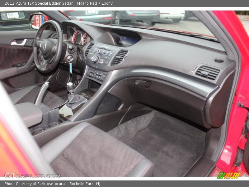 Dashboard of 2012 TSX Special Edition Sedan