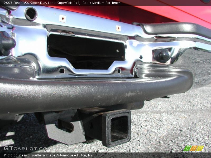 Red / Medium Parchment 2003 Ford F350 Super Duty Lariat SuperCab 4x4