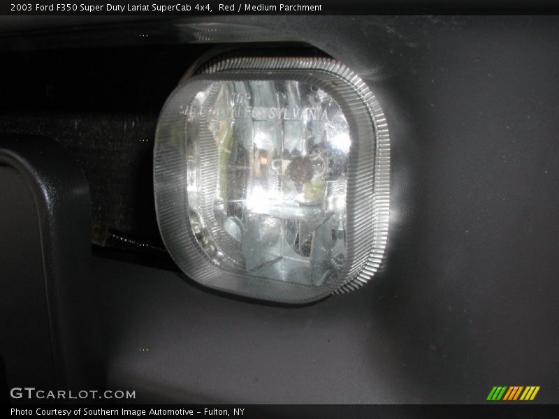 Red / Medium Parchment 2003 Ford F350 Super Duty Lariat SuperCab 4x4