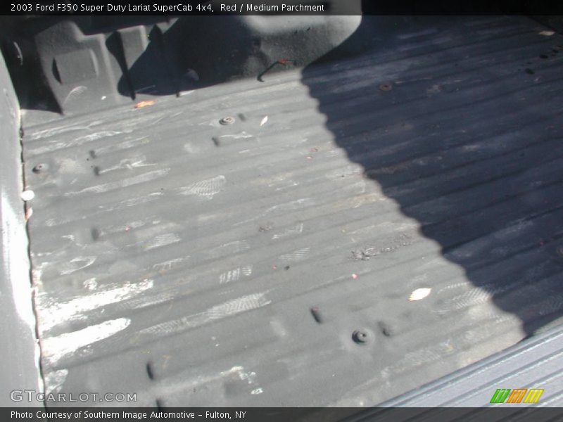 Red / Medium Parchment 2003 Ford F350 Super Duty Lariat SuperCab 4x4
