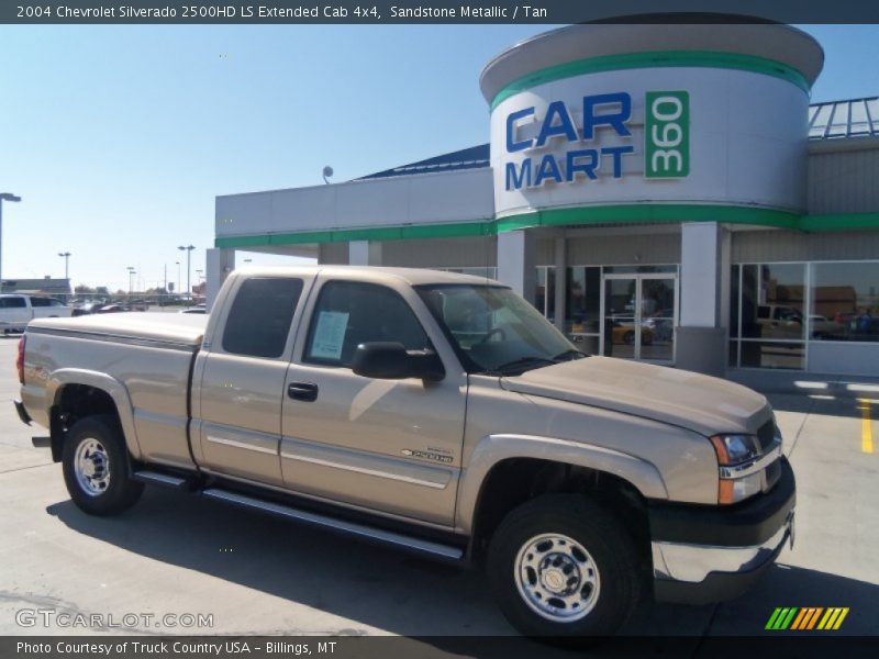 Sandstone Metallic / Tan 2004 Chevrolet Silverado 2500HD LS Extended Cab 4x4