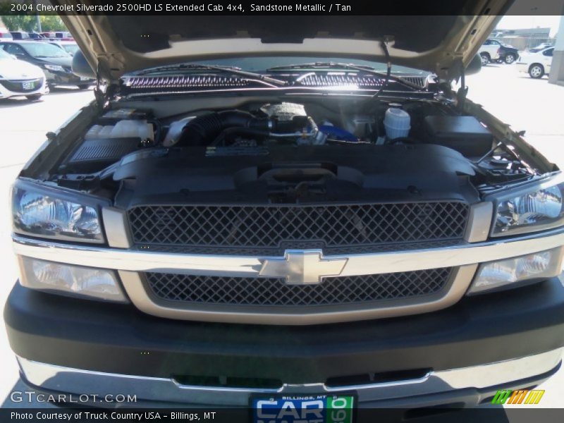 Sandstone Metallic / Tan 2004 Chevrolet Silverado 2500HD LS Extended Cab 4x4