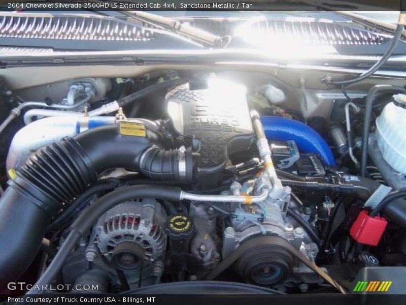 Sandstone Metallic / Tan 2004 Chevrolet Silverado 2500HD LS Extended Cab 4x4