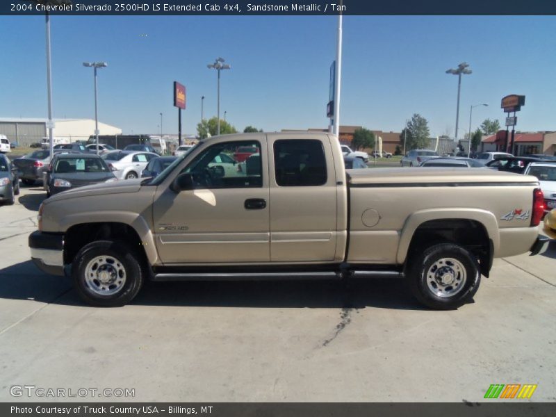 Sandstone Metallic / Tan 2004 Chevrolet Silverado 2500HD LS Extended Cab 4x4