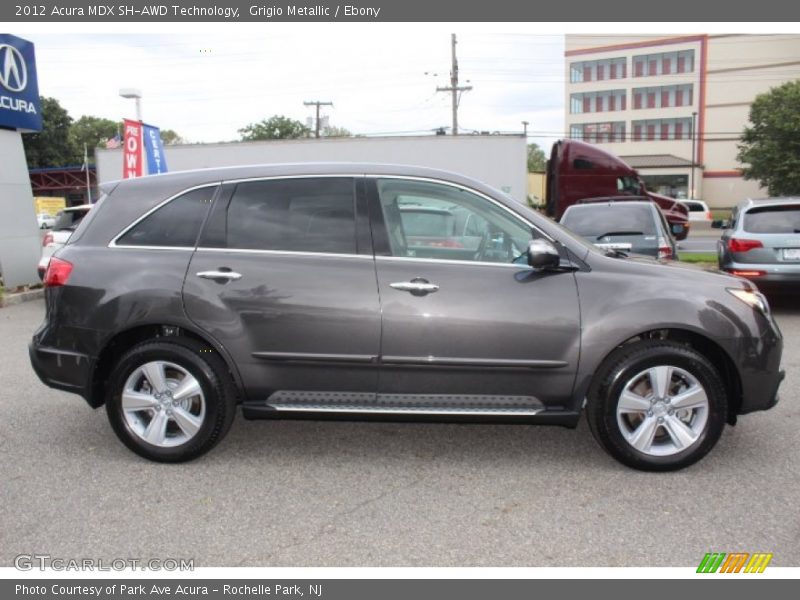 Grigio Metallic / Ebony 2012 Acura MDX SH-AWD Technology