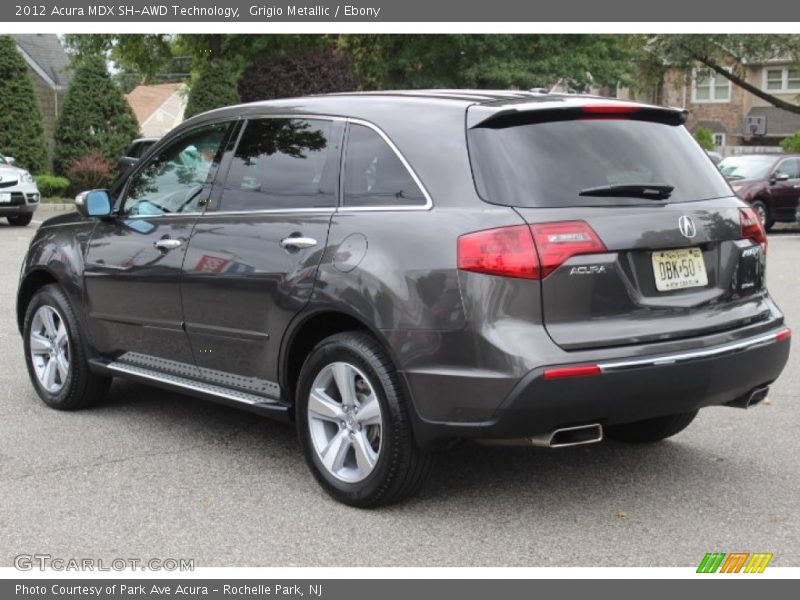 Grigio Metallic / Ebony 2012 Acura MDX SH-AWD Technology