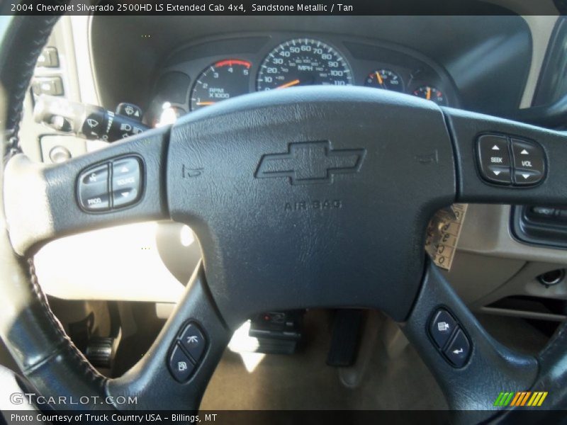 Sandstone Metallic / Tan 2004 Chevrolet Silverado 2500HD LS Extended Cab 4x4