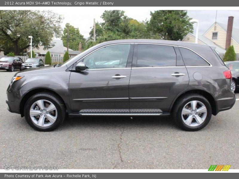Grigio Metallic / Ebony 2012 Acura MDX SH-AWD Technology