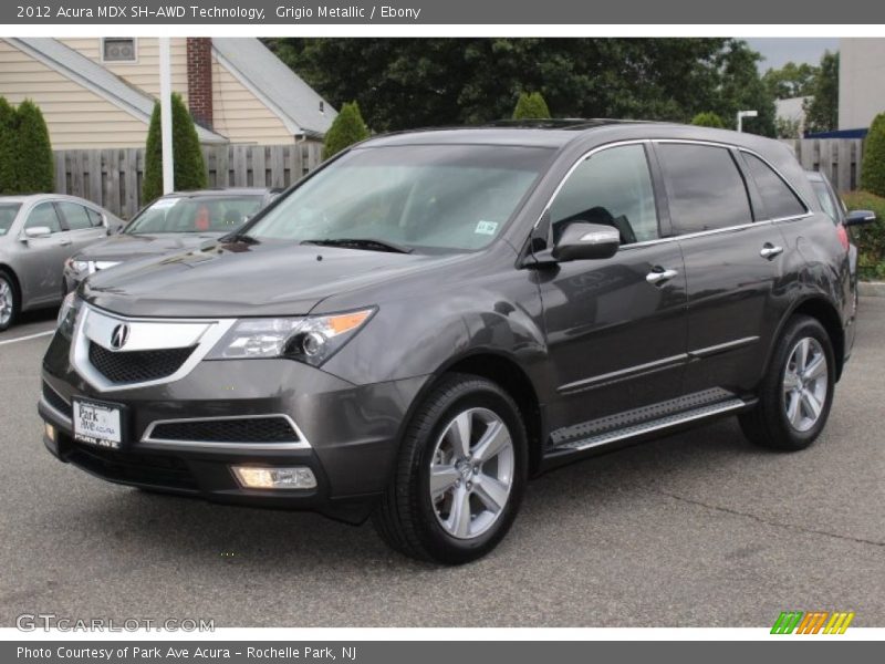 Grigio Metallic / Ebony 2012 Acura MDX SH-AWD Technology