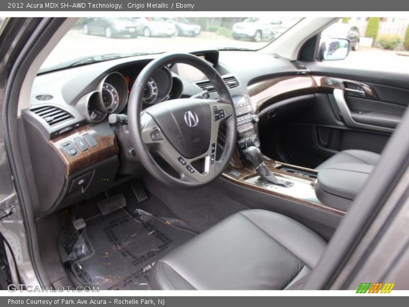 Grigio Metallic / Ebony 2012 Acura MDX SH-AWD Technology