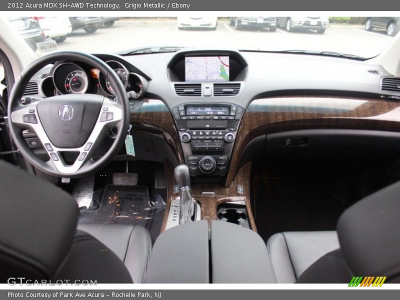 Grigio Metallic / Ebony 2012 Acura MDX SH-AWD Technology
