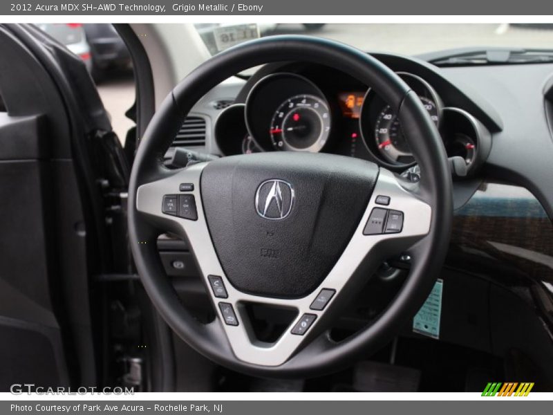 Grigio Metallic / Ebony 2012 Acura MDX SH-AWD Technology