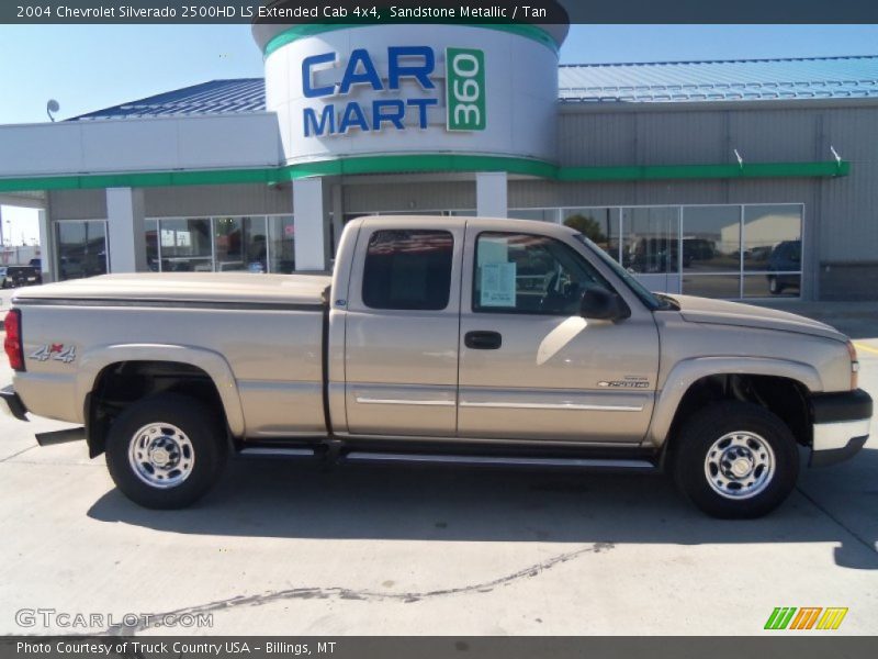 Sandstone Metallic / Tan 2004 Chevrolet Silverado 2500HD LS Extended Cab 4x4
