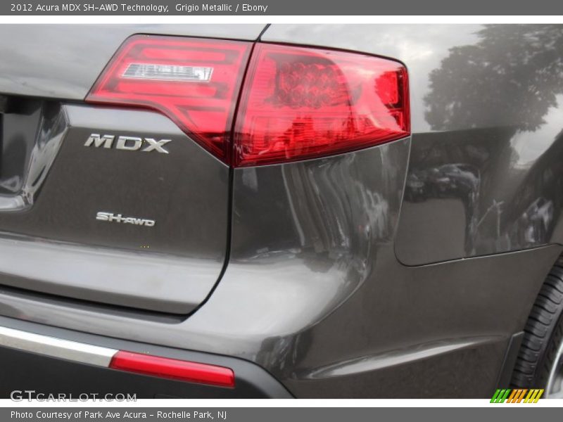 Grigio Metallic / Ebony 2012 Acura MDX SH-AWD Technology