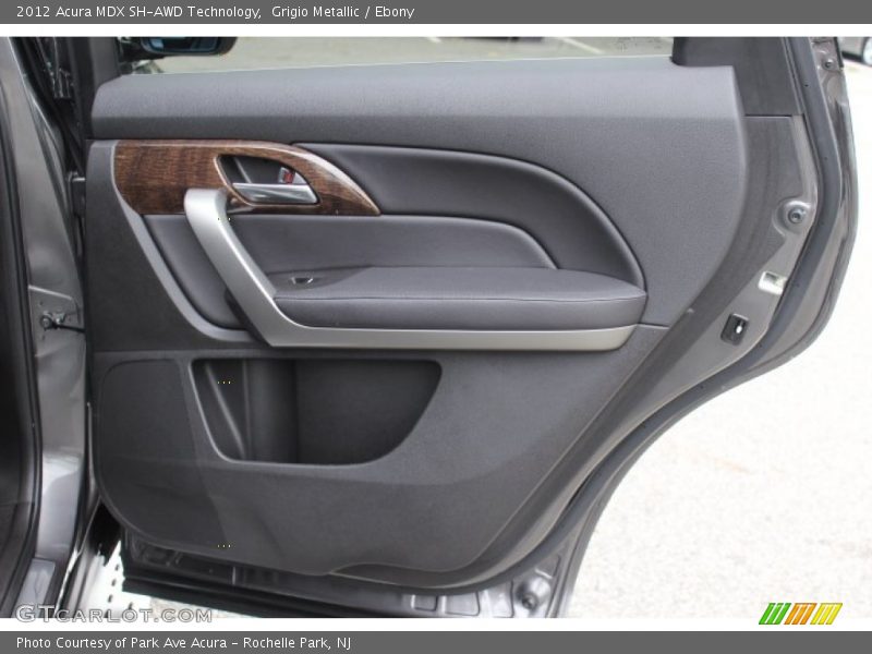 Grigio Metallic / Ebony 2012 Acura MDX SH-AWD Technology